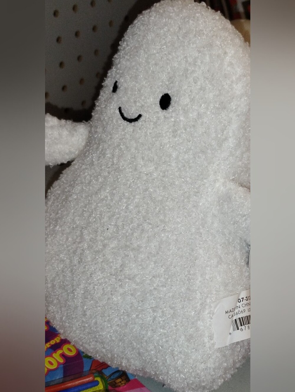 Halloween Cute White Ghost Plush